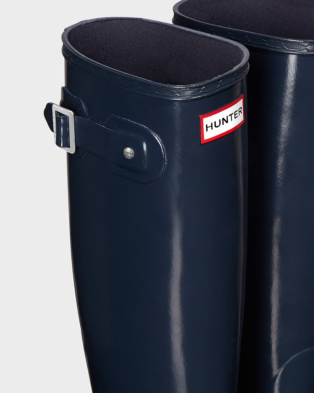 Galochas Altas Hunter Feminina Azul Marinho - Original Gloss - 98JKMQIBX